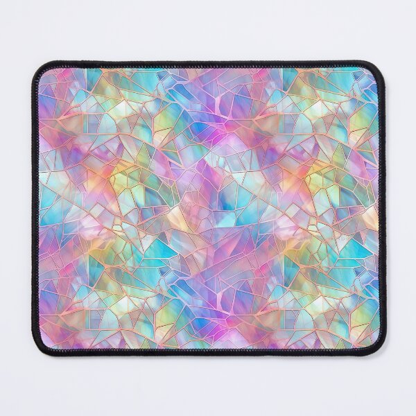 Item preview, Iridescent Geometric Pattern Pinks and Blues designed and sold by cece4410.