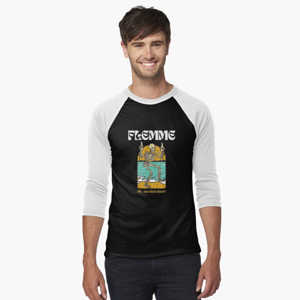 Item preview, Baseball ¾ Sleeve T-Shirt designed and sold by Feignasses.