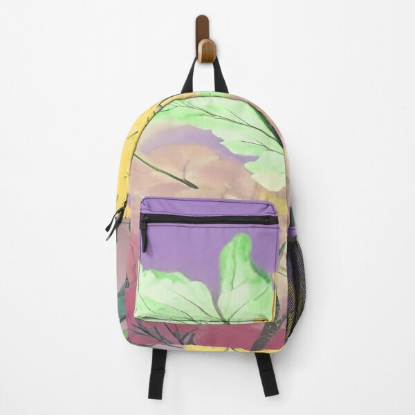 Item preview, Green and Pink Leaves with Lavender Sky designed and sold by deniselynnimage.