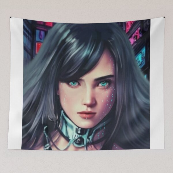 Item preview, jennifer connelly cyberpunk designed and sold by LilianStrauss.
