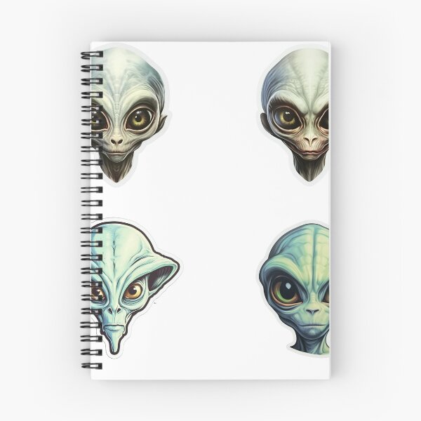 Item preview, Gray Alien Buddies: Cosmic Cuties from Another World designed and sold by stickergeek23.