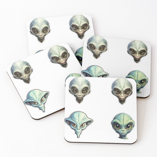 Item preview, Gray Alien Buddies: Cosmic Cuties from Another World designed and sold by stickergeek23.