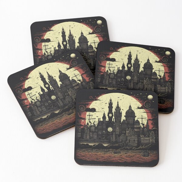 Item preview, Dark Fantasy City Scape designed and sold by Aim4Perfection.