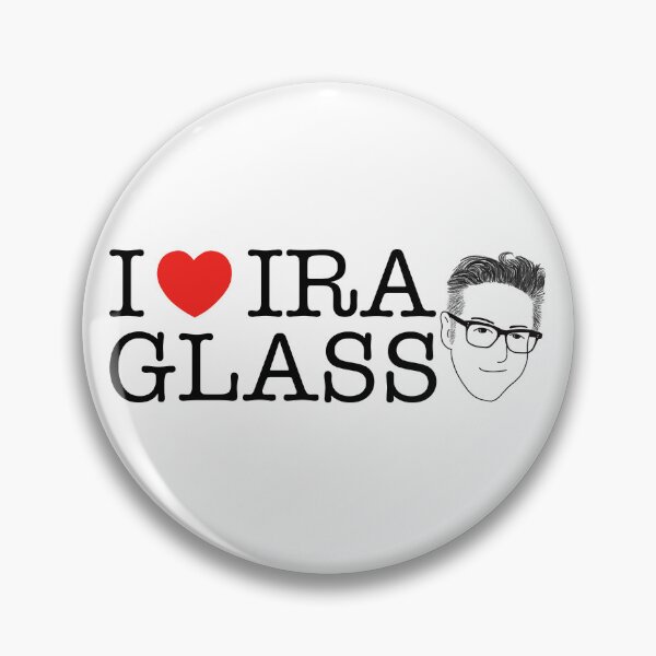 Item preview, I Heart Ira Glass designed and sold by SadPandaShop.