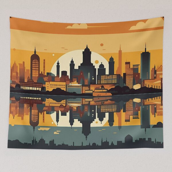 Item preview, City Scape, reflection designed and sold by Aim4Perfection.