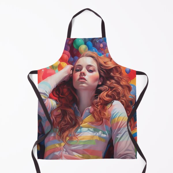 Item preview, Ginger, blue eyes, colorful, lady designed and sold by Aim4Perfection.