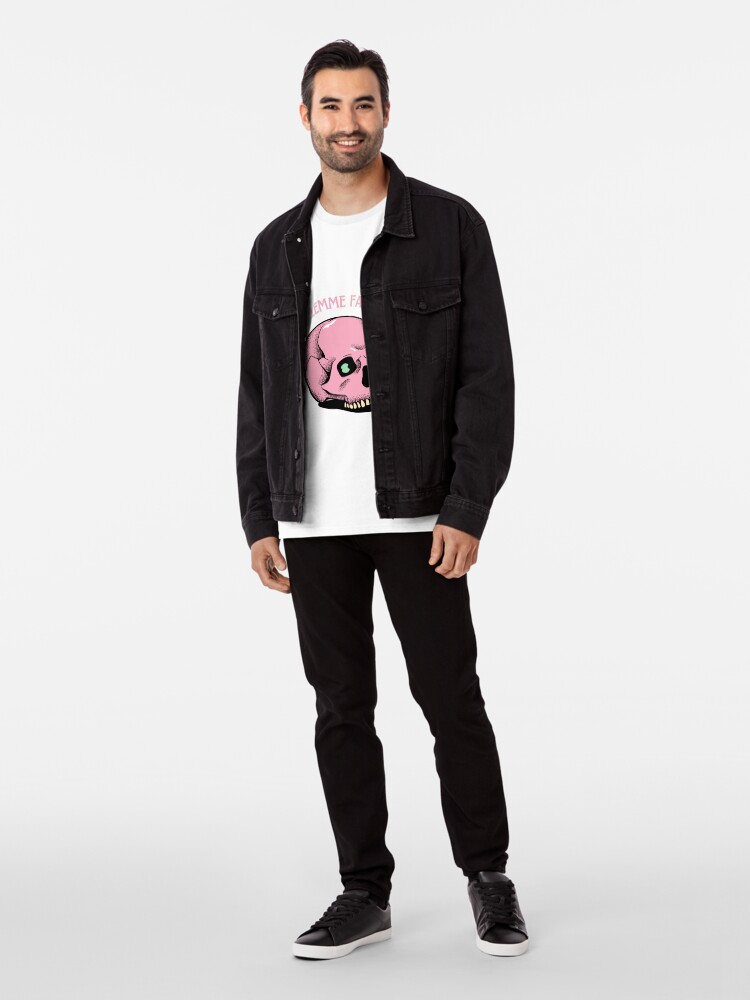 Thumbnail 5 of 6, Premium T-Shirt, Fatal Flame - Pink Skull designed and sold by Feignasses.