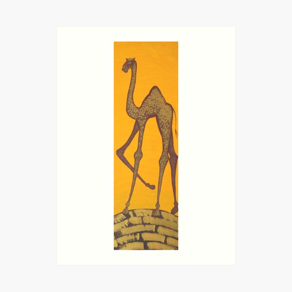 ELEGANT CAMEL (OUTBACK AUSTRALIA) Art Print