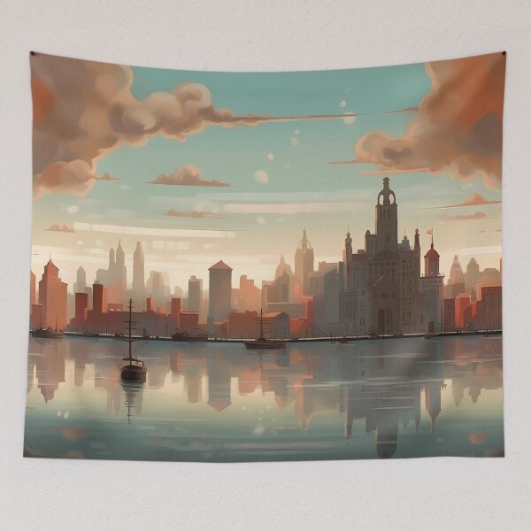 Item preview, Relaxing City Scape, Reflection designed and sold by Aim4Perfection.