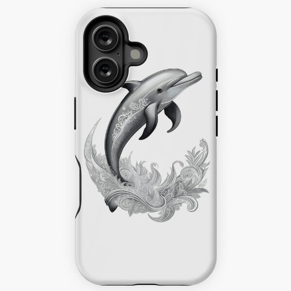 Society6 iPhone4/4S,5用 Dolphins by Belle13 Dolphin iPhone Case, Relaxing Ocean Wave Tough Cell Phone