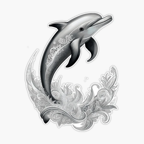 Minimalist Dolphin Tattoo Design – Tattoos Wizard Designs