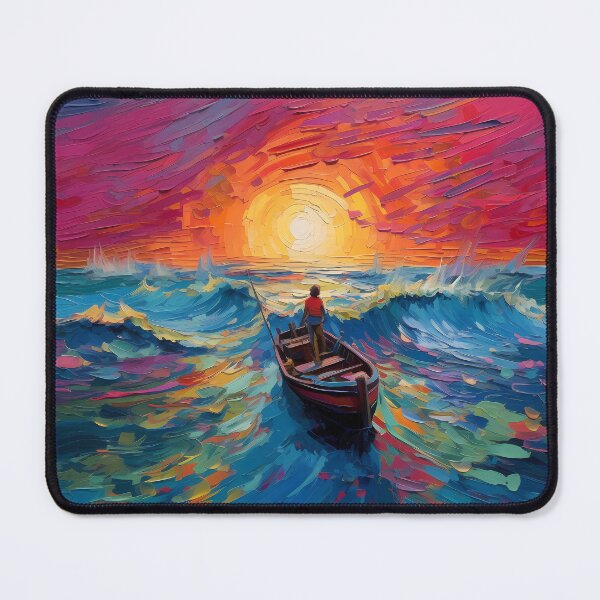 Item preview, Oil Style Painting, digital Art, Lost at Sea designed and sold by Aim4Perfection.
