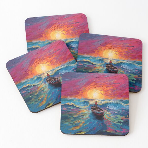 Item preview, Oil Style Painting, digital Art, Lost at Sea designed and sold by Aim4Perfection.