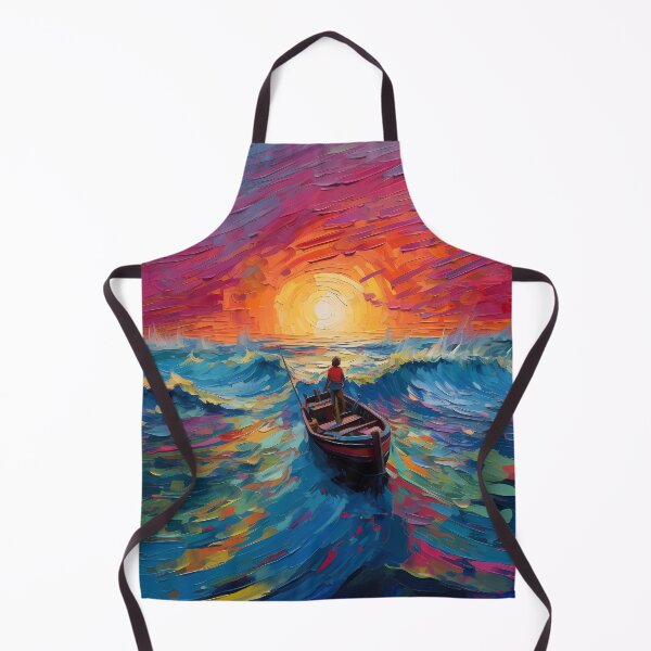 Item preview, Oil Style Painting, digital Art, Lost at Sea designed and sold by Aim4Perfection.