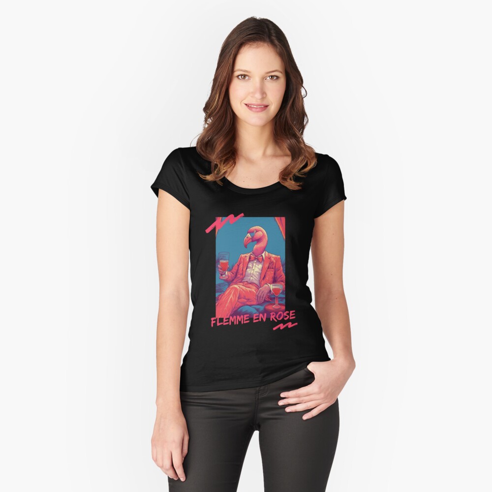 Item preview, Fitted Scoop T-Shirt designed and sold by Feignasses.
