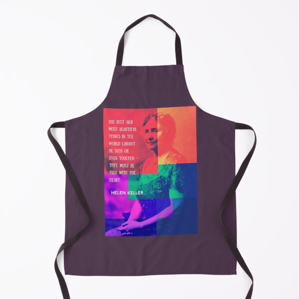 Item preview, Helen Keller quote: The best and most beautiful things in the world cannot be seen or even touched.... designed and sold by artbleed.