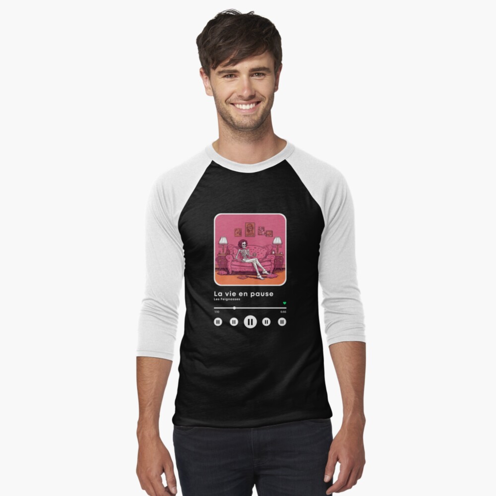 Item preview, Baseball ¾ Sleeve T-Shirt designed and sold by Feignasses.