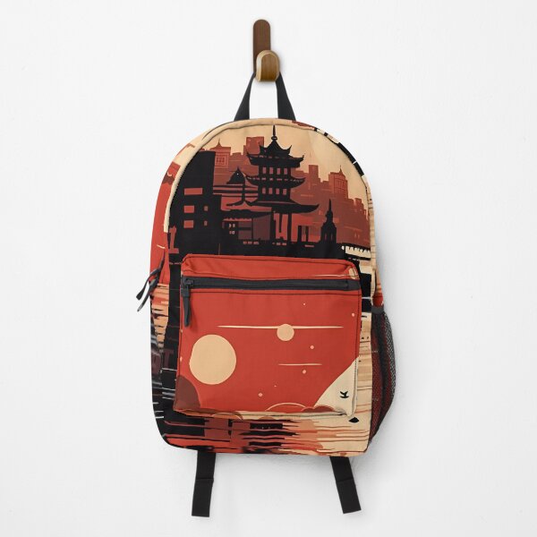 Item preview, Japanese inspired city scape designed and sold by Aim4Perfection.