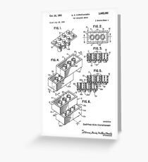 Lego Patent Greeting Card