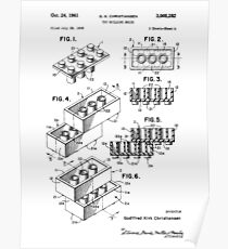 Lego Patent Poster
