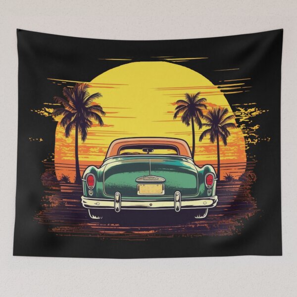 Item preview, Driving Towards the Sunset designed and sold by GoodOldVintage.