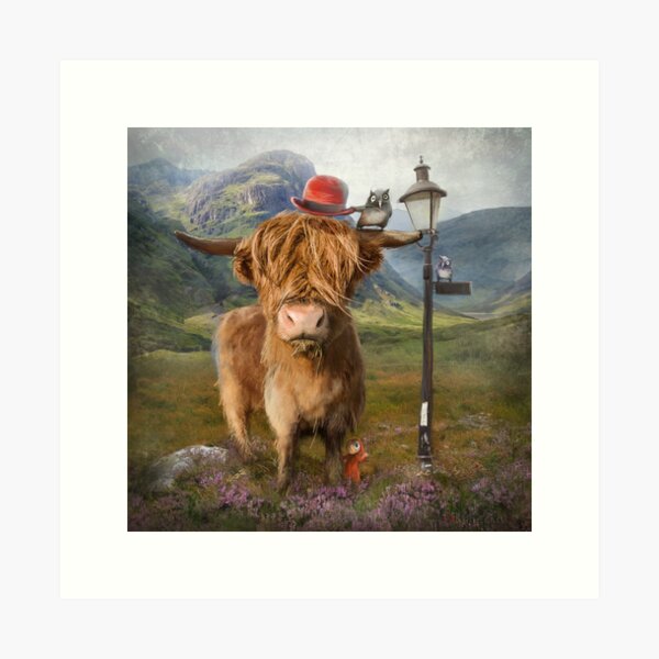 Item preview, "Highland Cow" designed and sold by Matylda Konecka Illustrations.