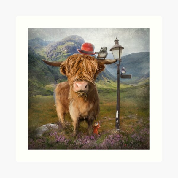 "Highland Cow" Art Print