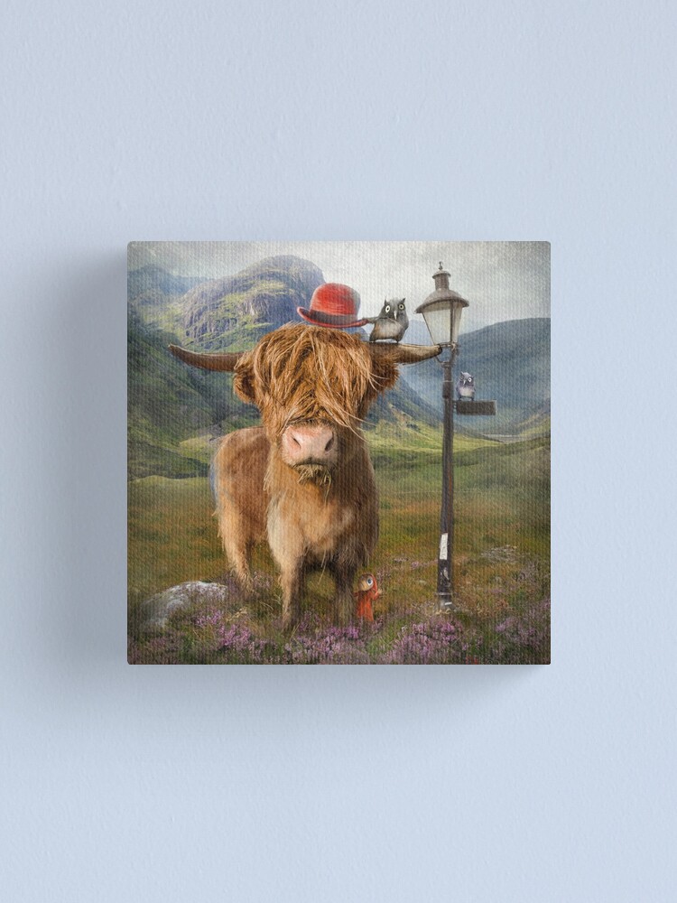 Alternate view of "Highland Cow" Canvas Print