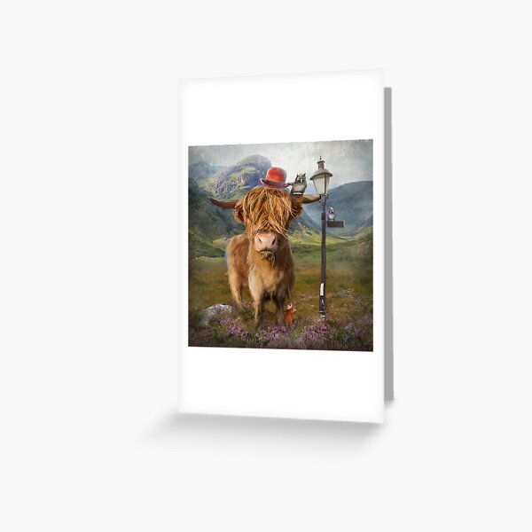 Item preview, "Highland Cow" designed and sold by Matylda Konecka Illustrations.
