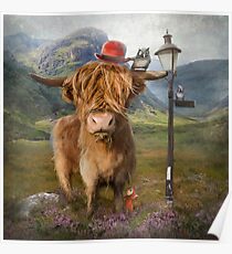 "Highland Cow" Poster