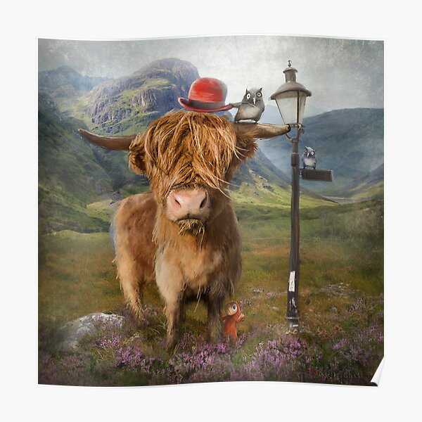 "Highland Cow" Poster