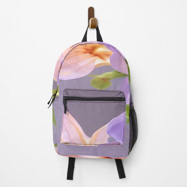 Item preview, Flowers Pink with Lavender Edges and Purple Background designed and sold by deniselynnimage.