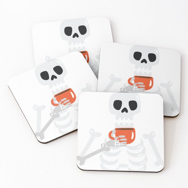 Item preview, Skeleton Drinking Coffee Lover Funny Halloween designed and sold by JacolienJoy.