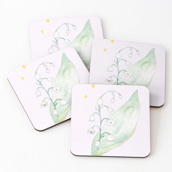 Item preview, Lily of the valley on watercolor designed and sold by Luna-Lebre.