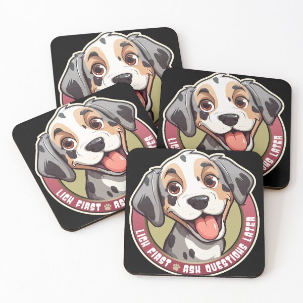 Item preview, Catahoula Leopard Dog Funny Lick First, Ask Questions Later designed and sold by danielliamgill.