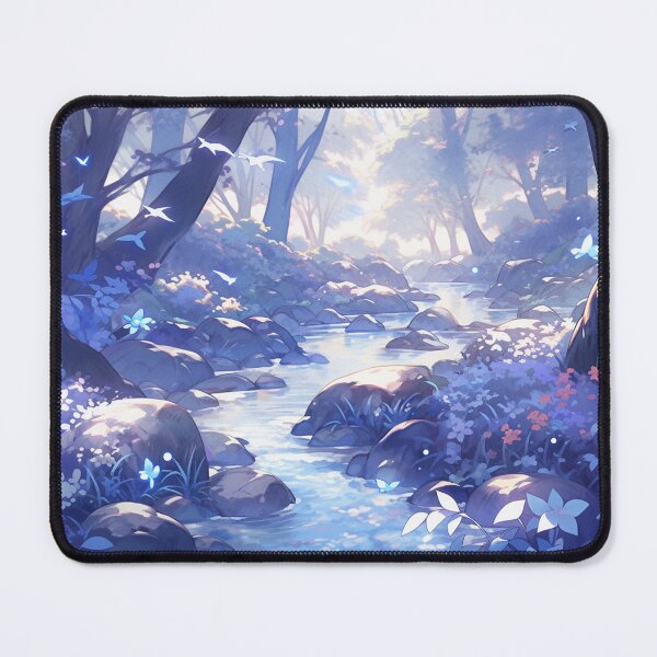 Item preview, Dreamy Magical Fantasy Candycore Forest Stream at Dawn designed and sold by rcwm.