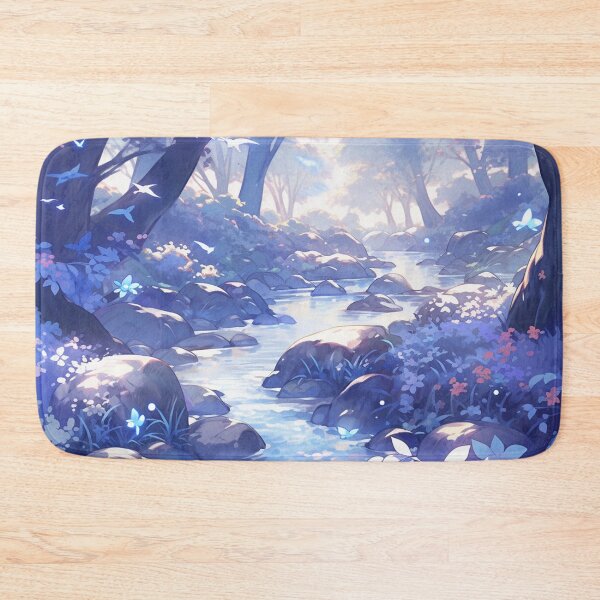 Item preview, Dreamy Magical Fantasy Candycore Forest Stream at Dawn designed and sold by rcwm.