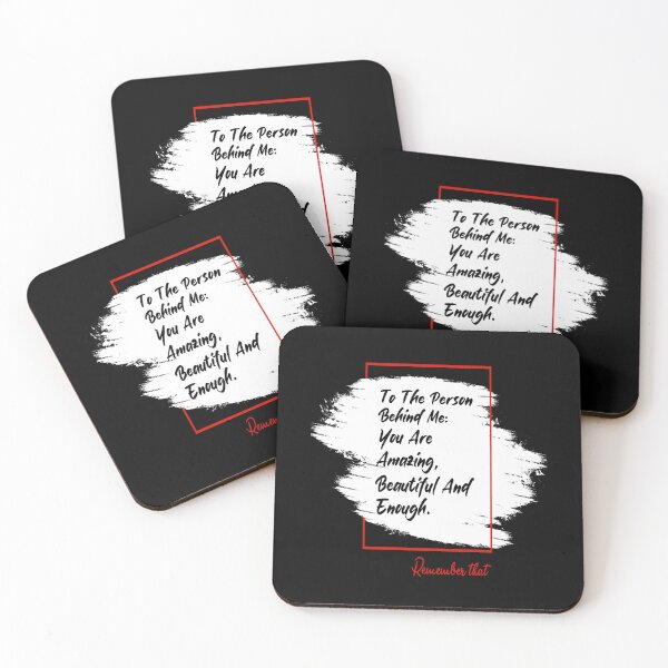 Item preview, Funny Lovely Saying Design To The Person Behind Me You Are Amazing Beautiful and Enough  designed and sold by saadabs.