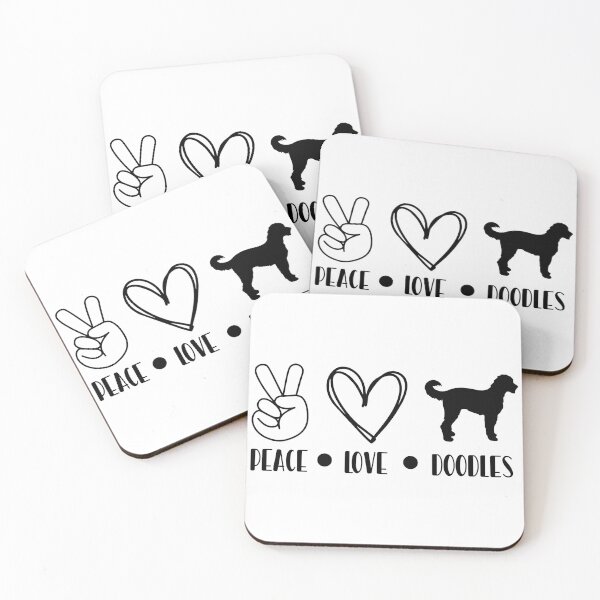 Item preview, Peace Love and Doodles Labradoodle Goldendoodle  designed and sold by LittleFoxPNW.