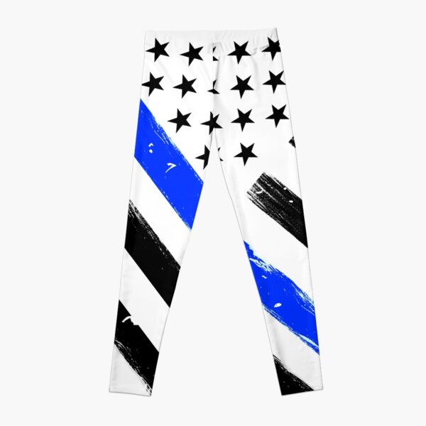 Thin Blue Line Flag Leggings - Classic - Thin Blue Line USA