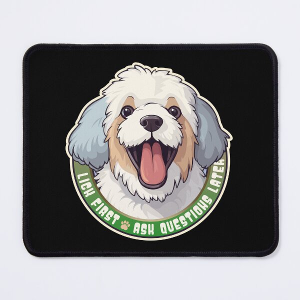 Item preview, Barbet Dog Funny Lick First, Ask Questions Later designed and sold by danielliamgill.