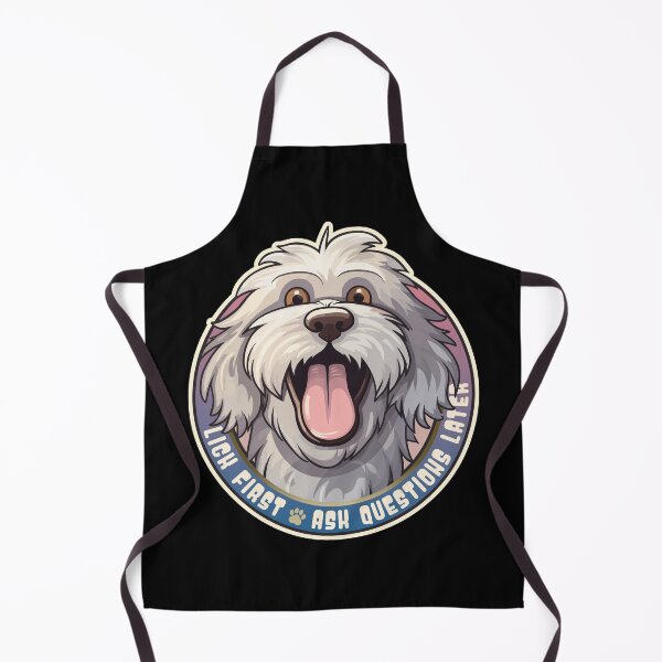 Item preview, Bergamasco Sheepdog Funny Lick First, Ask Questions Later designed and sold by danielliamgill.