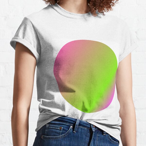 Smooth, transitions, colors,  inside,  circle Classic T-Shirt