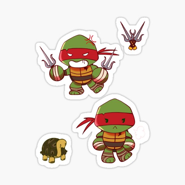 2012 turtles flipping leo off Sticker for Sale by bluezeri