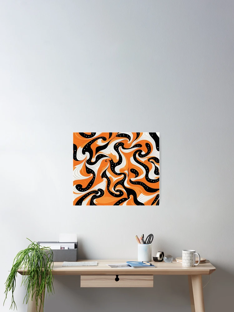 Thumbnail 2 of 3, Poster, Abstract Pattern designed and sold by Smiling Collie Designs.