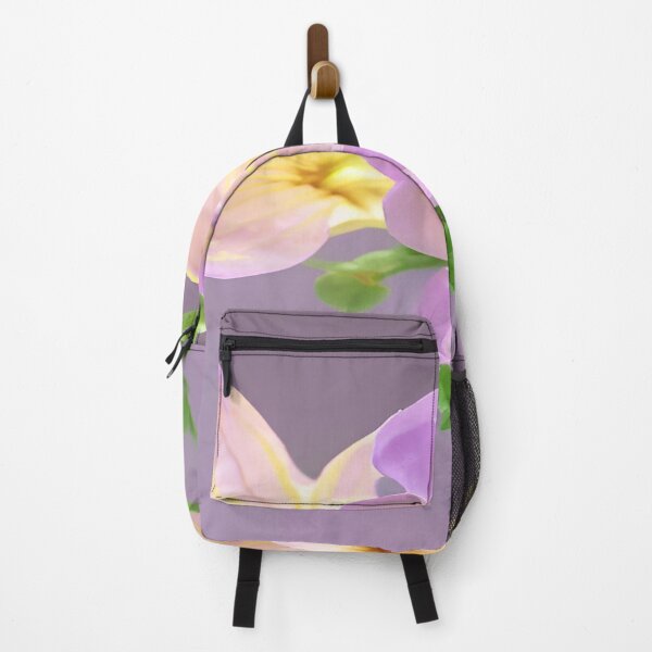 Item preview, Flowers Yellow with Lavender Edges and Purple Background designed and sold by deniselynnimage.