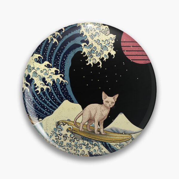 Item preview, Devon Rex Kanagawa Japanese Surfing Wave designed and sold by rafaeltto.
