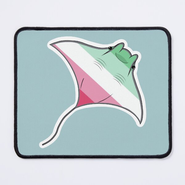 Item preview, Pride Mantaray Abrosexual Flag designed and sold by perpetuallyConf.