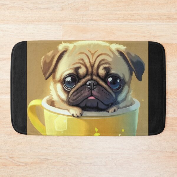Item preview, Pug in a Cup 2 designed and sold by RedBluffTraders.
