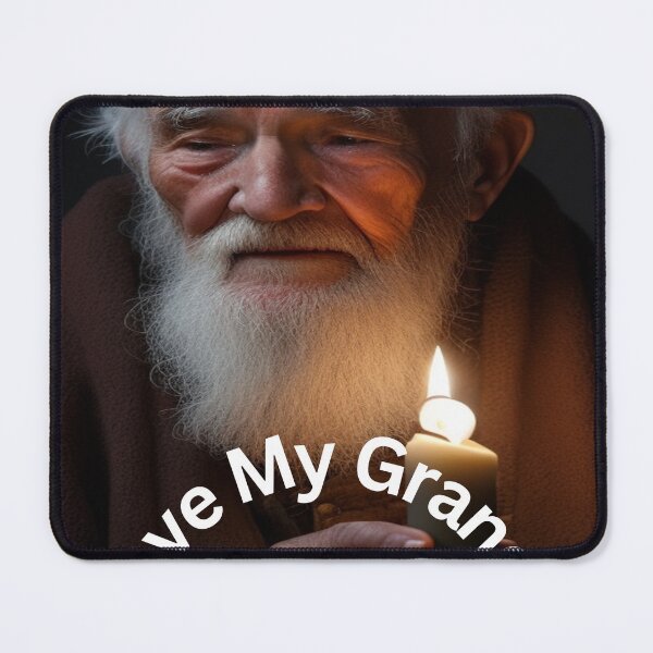 Item preview, An Old Man Holding a Candle designed and sold by artwealllove.